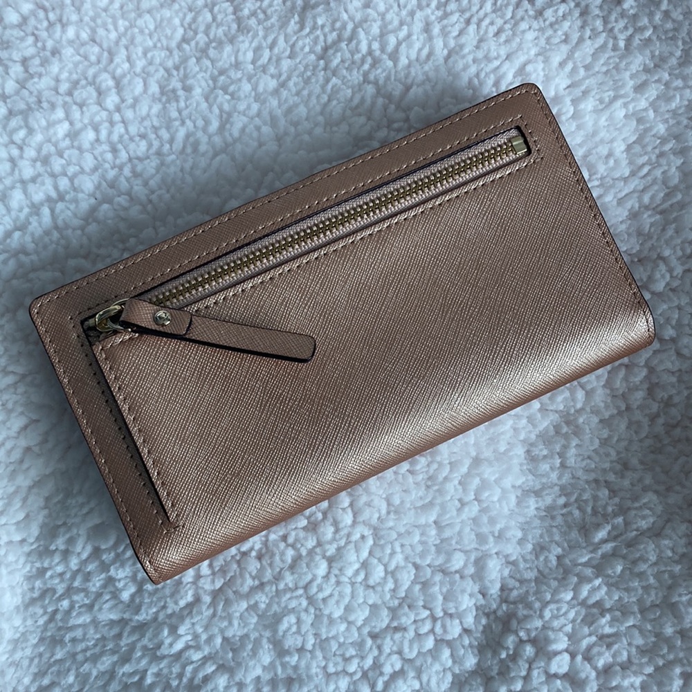 Kate Spade Gold Wallet - Picture 3 of 12